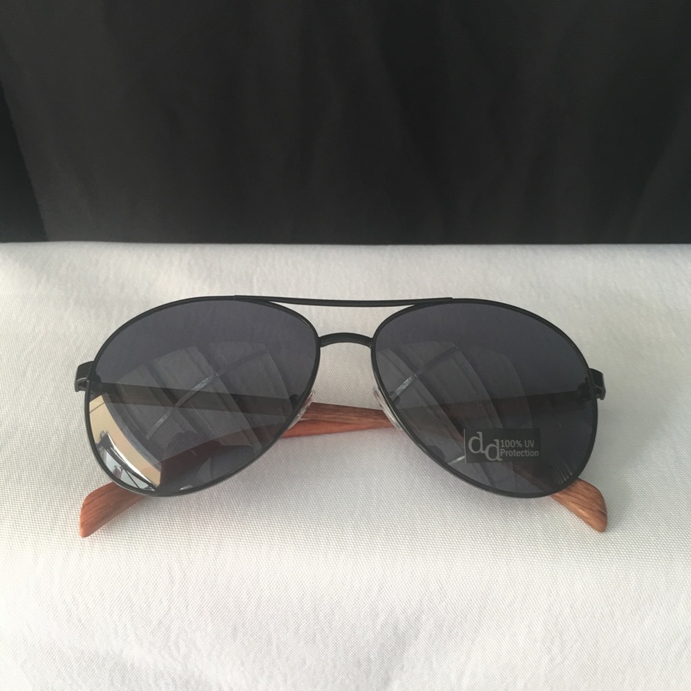 Aviator Sunglasses Wood